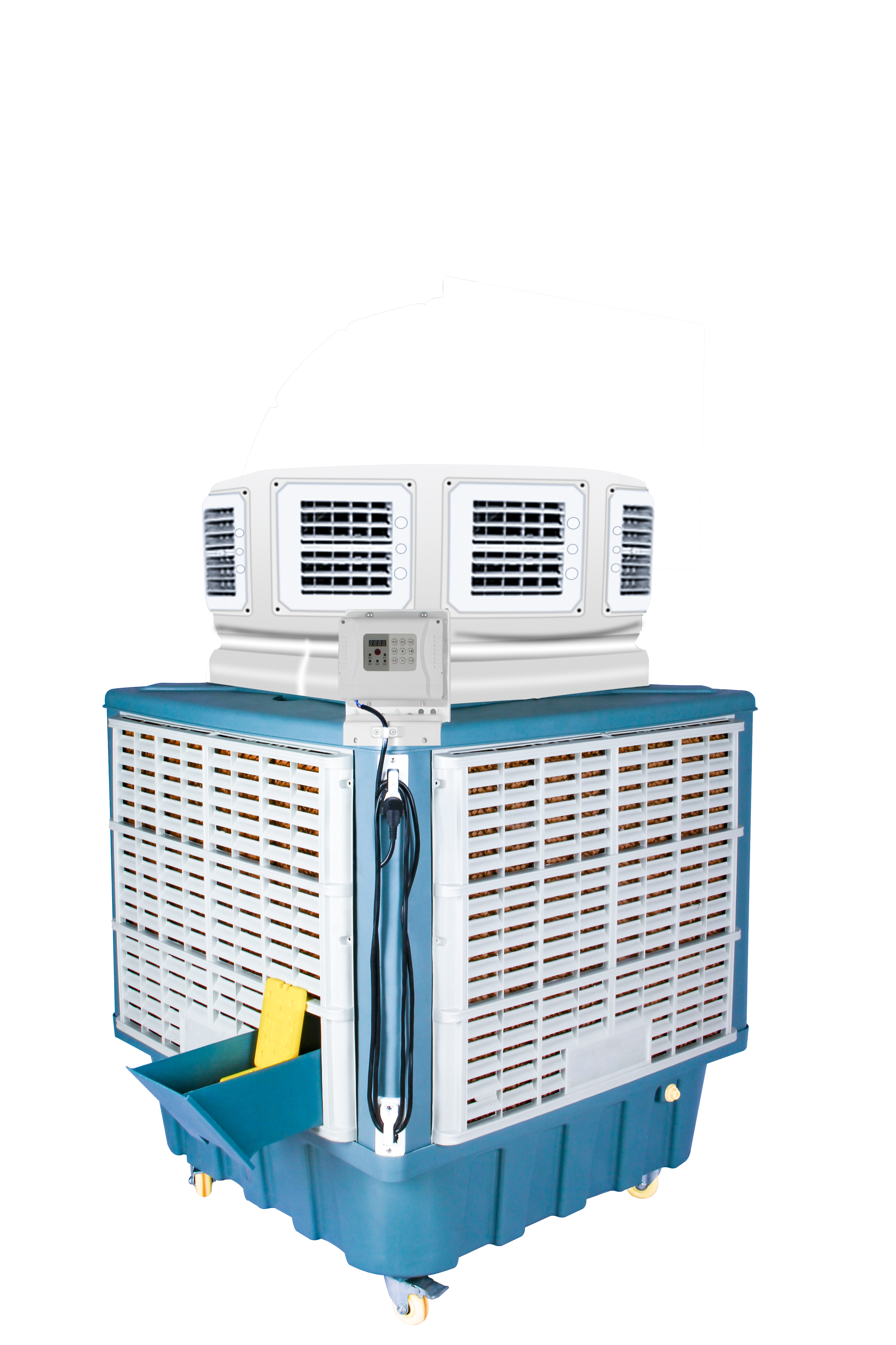 Mudah Alih Air Cooler Warna Blue Industrial Air Cooler