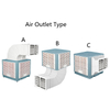 Portable Air Cooler Warna oren