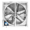 Jiatanxia 138x138x35cm Dinding Pemasangan Aliran Axial Fan 1100W 40000m3 / h Pengudaraan Industri Pengudaraan Industri